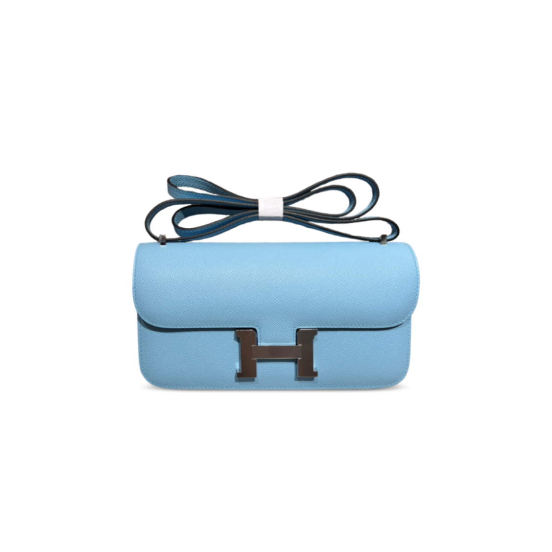 H**me5 master constance elan epsom celeste palladium hardware (26*16*6cm)
